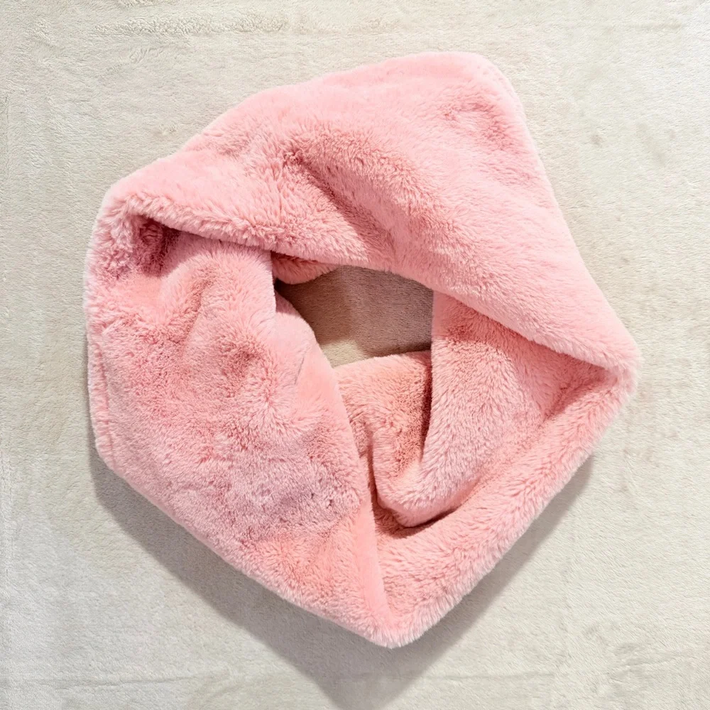The Children’s‎ Place Infinity Soft Pink Faux Fur Girls Scarf